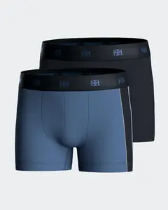 Набор из двух детских боксеров из хлопка Impetus, синий