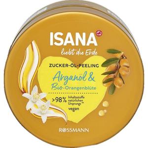 Любит землю сахарное масло пилинг аргановое масло ISANA, 230 g