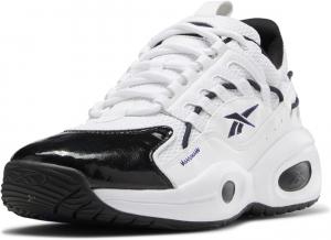 Баскетбольные кроссовки Reebok Solution Mid для мужчин и женщин, белый/черный/фиолетовый