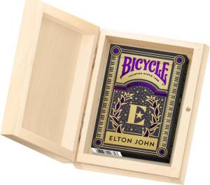 BICYCLE ELTON JOHN 1 КОЛОДА Игральные карты в деревянной коробке