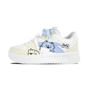 Расслабленные нескользящие амортизирующие легкие низкие кроссовки для скейтбординга unisex ANTA, светло-желтый