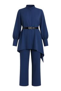 Брючный костюм MODAMIHRAM, темно-синий