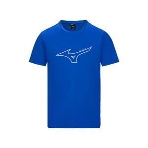 Футболка унисекс синяя Mizuno