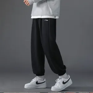 Li-Ning Knitted Sweatpants Men's Standard Black