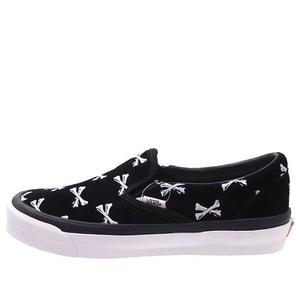 Кроссовки wtaps x og classic slip-on lx 'bones' Vans, черный