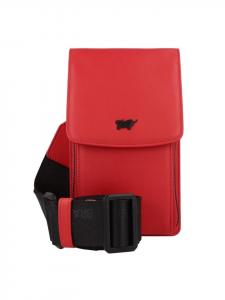 Наплечная сумка Braun Büffel Capri Mini Bag Umhängetasche Leder 10 cm, цвет flame red