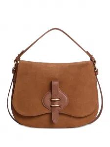 Седельная мини-сумка из кожи mavery Coccinelle, коричневый