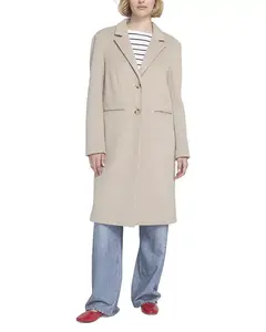 Пальто Elle с принтованной подкладкой из меланжа Elle Collection, бежевый