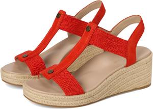 Сандалии VIONIC Calera, цвет Cherry Tomato Nubuck/Fabric