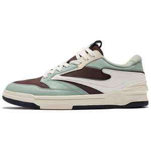 Низкие, износостойкие, противоскользящие, мужские, кроссовки для скейтбординга, цвет "кофейный нефрит" Erke, Coffee/Emerald Wave