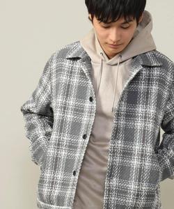 Короткая куртка из твидовой клетки Avv, цвет Gray