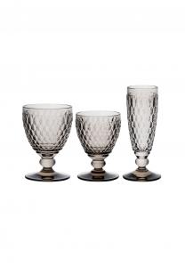 Бокалы для вина и шампанского Villeroy & Boch Boston Coloured, 12 штук, серый