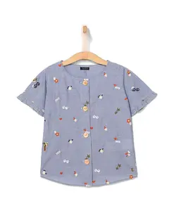 Рубашка Ikks, синий