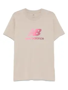 Футболка Athletics с логотипом New Balance, серый