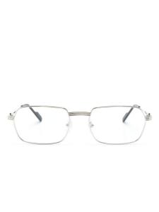 Cartier Eyewear очки в прямоугольной оправе, серебристый