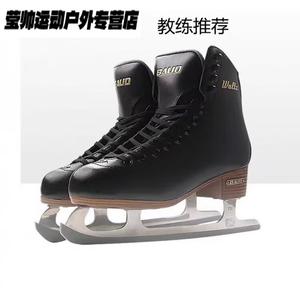 HEAD Коньки для фигурного катания Buhuawertz, натуральная кожа, черные, размер 41