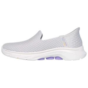 Кроссовки Skechers WOMEN"S GO WALK Lifestyle Shoes Women's Low-top Grayish Lavender, цвет Grayish lavender