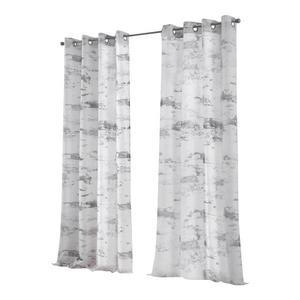 Штора с люверсами Kutti Claude, 135x245x2 см цвет weiß/grau