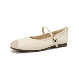 Туфли Мэри Джейн женские, абрикосово-серебристые Zomila, Apricot