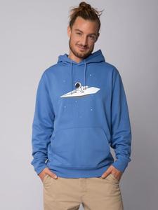 Толстовка wat? Apparel Sweatshirt Fly me to the moon, цвет Bright Blue
