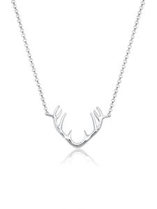 Elli Колье из серебра 925 пробы с изображением оленя, северного оленя, традиционное серебряное украшение