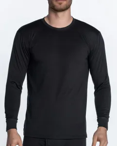 Мужская однотонная футболка с длинным рукавом Punto Blanco, чёрный