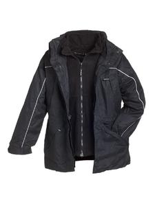 Функциональная куртка черного цвета BMS
