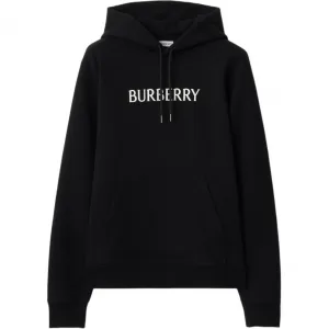 Худи с логотипом Burberry, черный