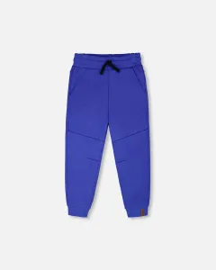 Спортивные штаны из французской махровой ткани с перекрестными швами, королевский синий Deux Par Deux