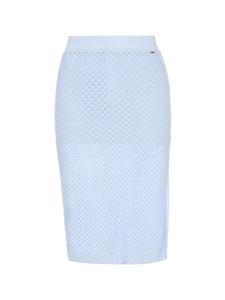 DreiMaster Женская юбка светло-голубого цвета
