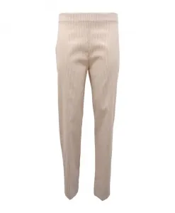 Эластичные брюки с рижским узором D.Exterior, бежевый