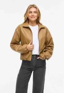 Куртка vipija beschichtete из искусственной кожи Vila, Toasted Coconut