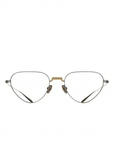Очки с геометрической оправой Massada, золотой