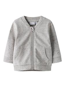 NAME IT Толстовка с молнией, серый антрацит