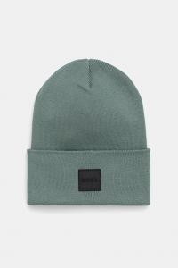 Хлопковая шапочка Boss Orange, зеленый