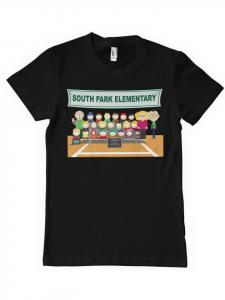 Футболка Elementary Big Tall T-Shirt черного цвета South Park