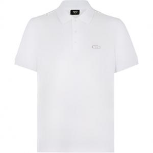 Белая поло FENDI для мужчин