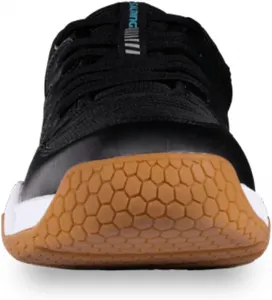 Мужские кроссовки для сквоша Salming Rival (белый/суперсоник) и черно-белые цвета (сквош, ракетбол, волейбол, флорбол), черный