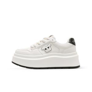 C°BANNER Женские лоу-топ скейтборд кроссовки бежево-черные, цвет Beige Black