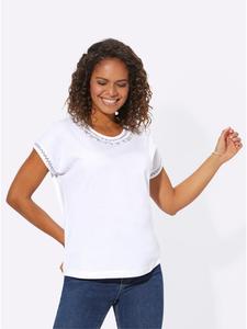 Белая рубашка с круглым вырезом WITT WEIDEN