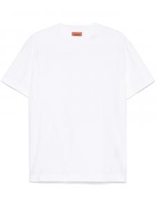 Футболка Missoni из хлопка с узором «зигзаг» в тон, белый