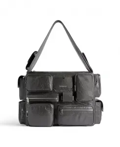 Сумка через плечо Superbusy Balenciaga, серый