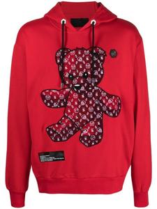 Худи Teddy Bear с длинными рукавами Philipp Plein, красный
