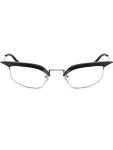 Очки в геометричной оправе Prada Eyewear, черный
