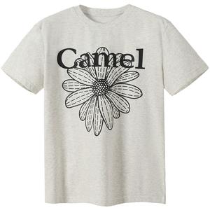 Футболка Women's Crew Neck Moderate Straight Fit CAMEL, phantom черный