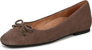 Балетки Vionic Women's Klara, кожа, камея, Driftwood Suede
