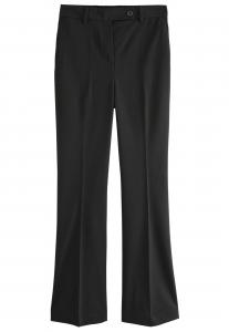 Next Брюки-клеш со складками в черном цвете