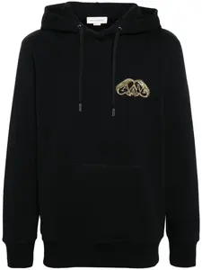 Худи Half Seal Logo Alexander McQueen, черный