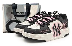 MLB Кроссовки для скейтбординга с массивной подкладкой, устойчивые к истиранию и скольжению, унисекс, черно-розовые