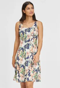 Трикотажное платье Lascana, Marine-Apricot-Bedruckt